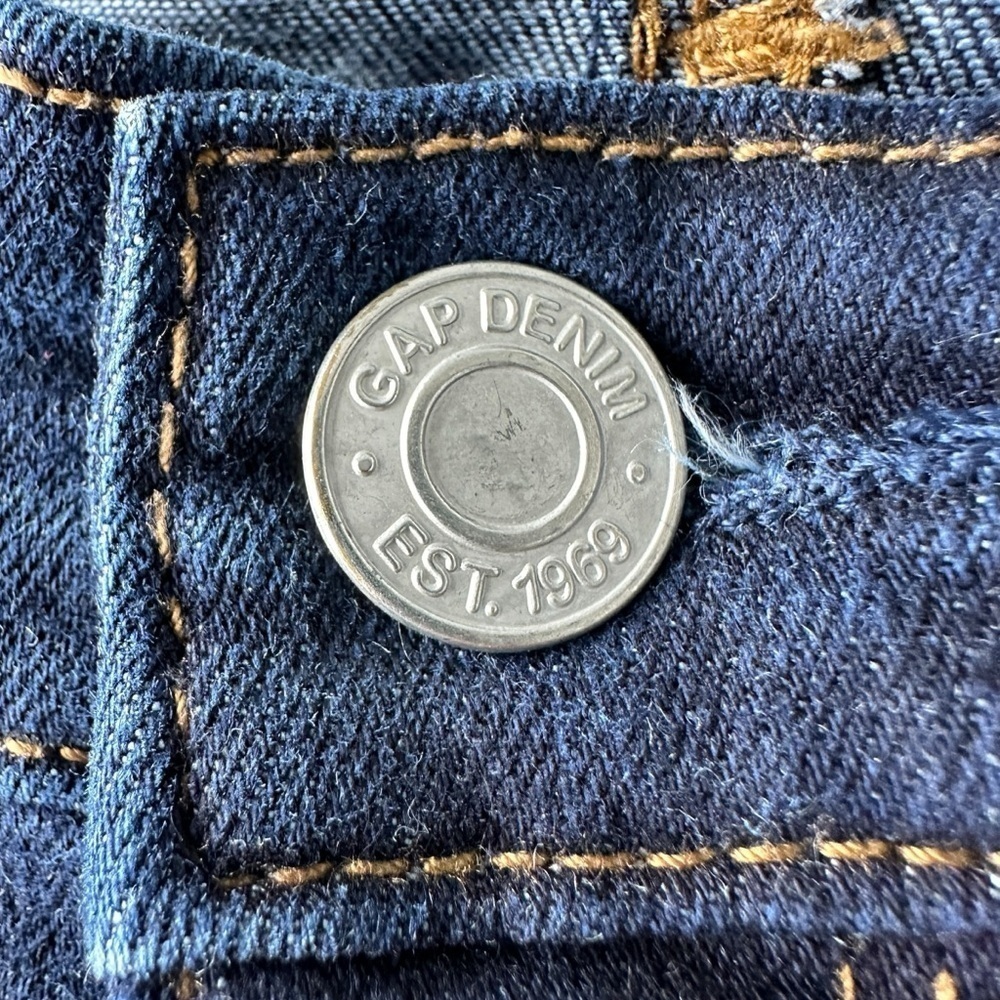 GAP DENIM MID RISE TRUE SKINNY JEANS WOMEN’S SIZE 26 PETITE - Picture 5 of 16